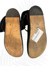 Load image into Gallery viewer, Isabel Marant Leather Studded T-Strap Sandals Black Suede 35 Boho