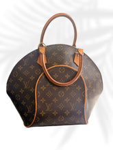 Load image into Gallery viewer, Louis Vuitton Monogram Ellipse PM Bag | Vintage LV Top Handle + Strap
