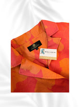 Load image into Gallery viewer, LexBreezy Hawaii Aloha Blazer Orange Red Floral Lightweight Resort Jacket M NWOT

