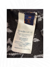 Load image into Gallery viewer, Louis Vuitton Monogram Fleece Zip Jacket Black White Teddy Coat XS Made in Italy
