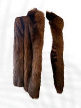 Load image into Gallery viewer, Vintage Mink Fur Coat – Rich Brown Luxe Classic Jacket (Monogram Lining)
