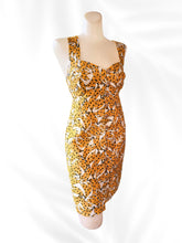 Load image into Gallery viewer, Farm Rio Banana Print Button Front Midi Dress XS

