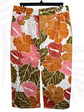 Load image into Gallery viewer, LexBreezy Aloha floral skirt Tropical Floral Midi Skirt Pink, Orange &amp; Olive

