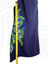 Load image into Gallery viewer, Lilly Pulitzer One shoulder dress size8 blue peacock embroidered mini cocktail NWT
