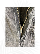 Load image into Gallery viewer, Isabel Marant High Waisted Paperbag pant size2 Grey textured utility tapered
