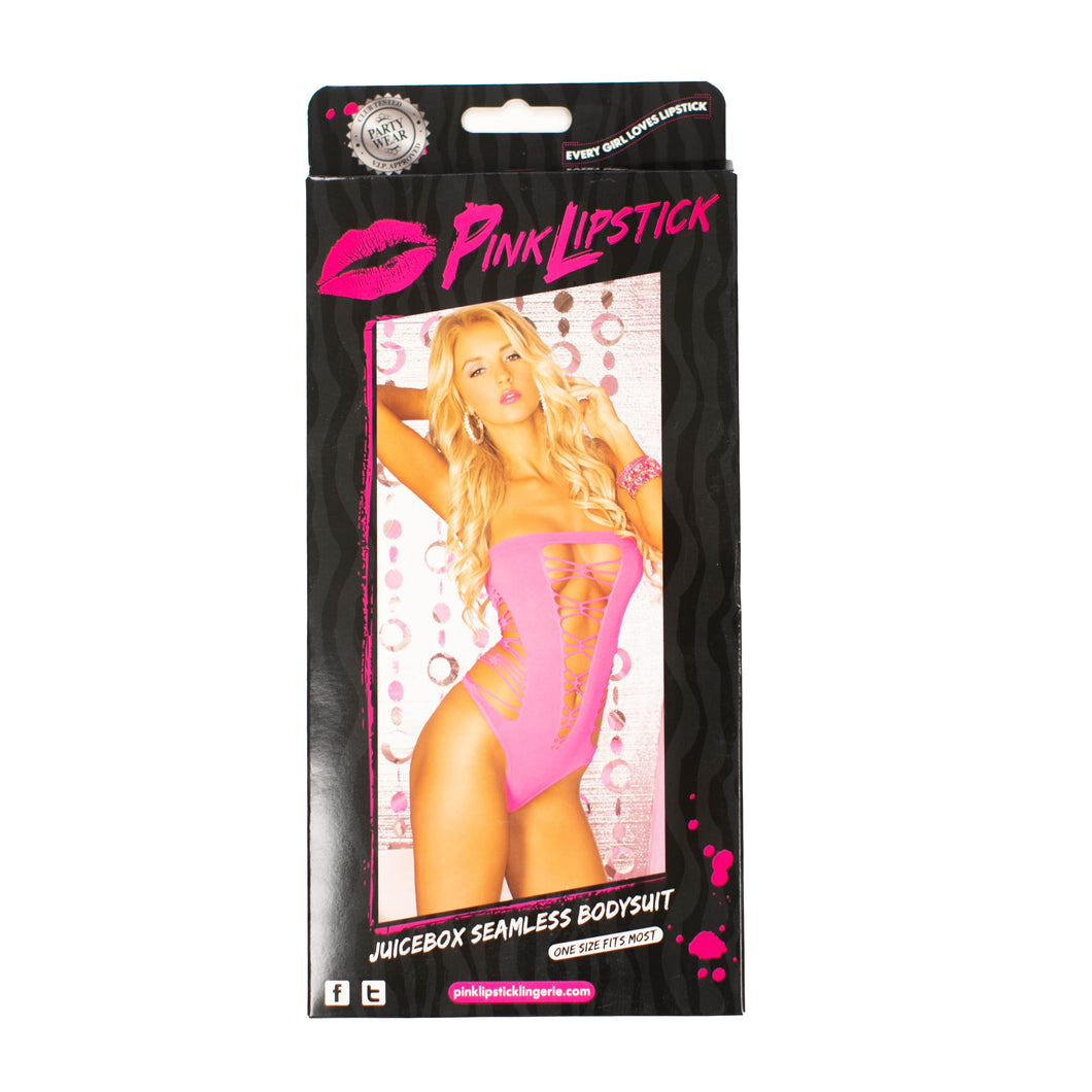 Pink Lipstick Juicebox Seamless Boysuit